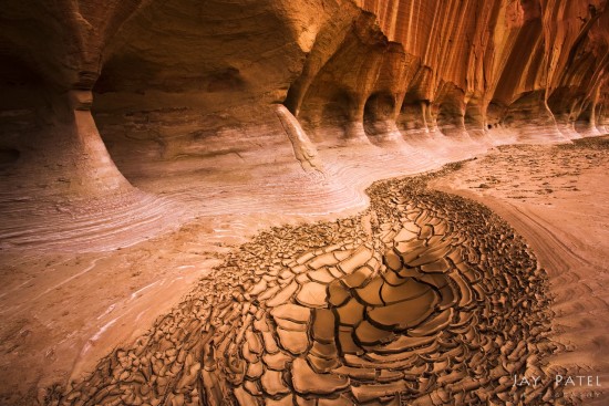 Side light in shade at Paria River, Utah by Jay Patel
