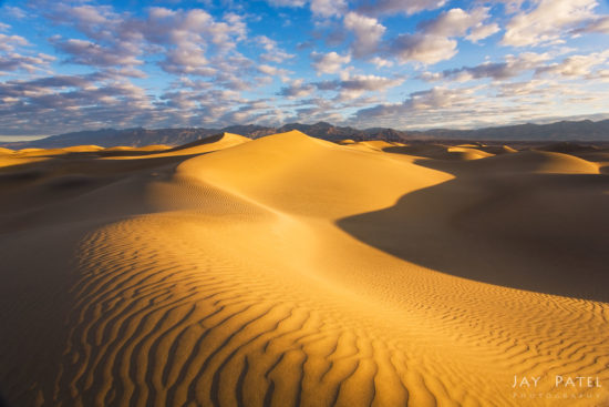 Golden hour landscape photography at Death Valley National Park, California by Jay Patel