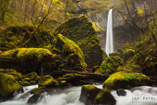 Landscape photography from Elowah Falls, Columbia River Gorge, Oregon by Jay Patel
