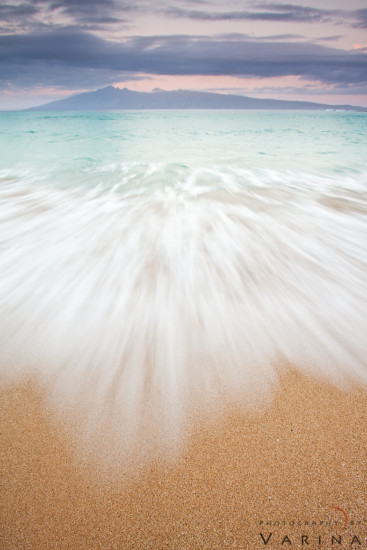 Nature photography captured using slow shutter speed from Maui, Hawaii by Varina Patel
