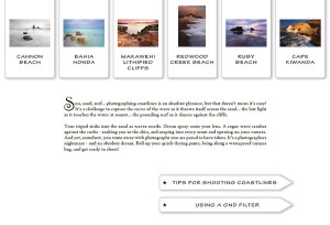 Workflow Series Coastlines Photography eBook Sample Page