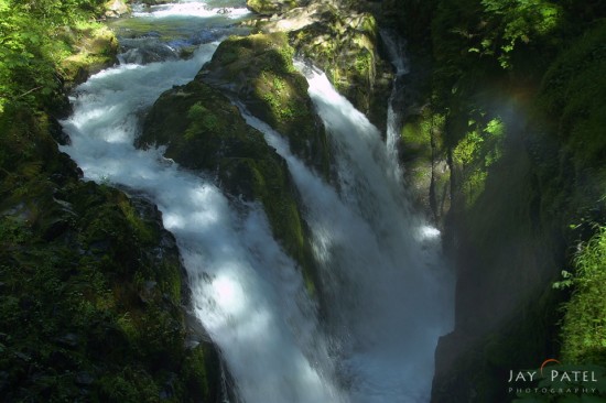 Failed attempt at waterfall photography in Olympic National Park, Washington