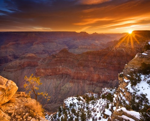 Sunrize on Grand Canyon National Park