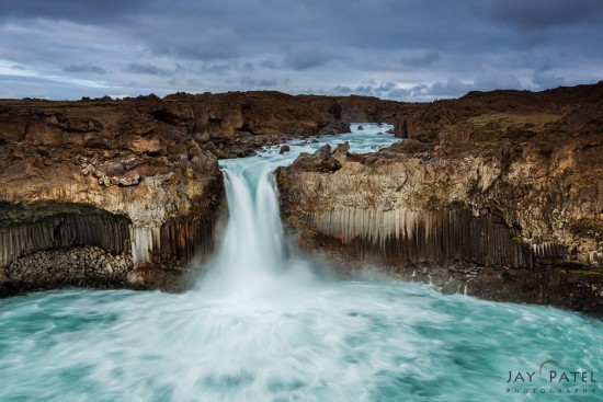 Aldeyjarfoss, Iceland captured with a Circular Polarizer and a 3-Stop ND photography filter by Jay Patel