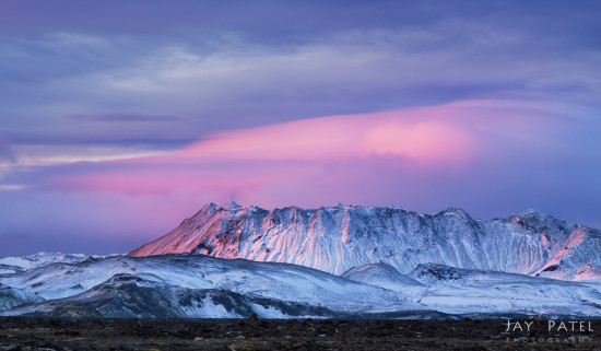 Sunrise in Landmanlagar, Iceland - Captured with 90mm telephoto camera lens by Jay Patel