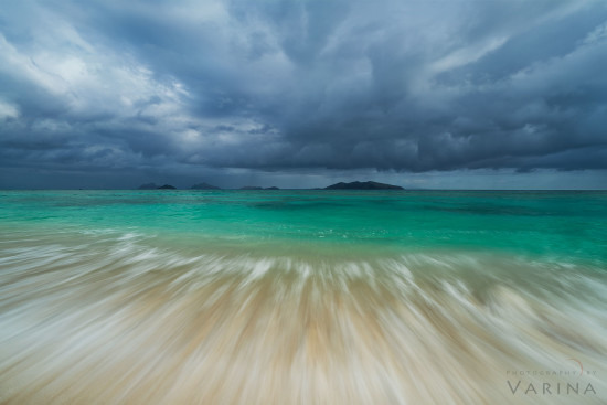 Photographing an early morning storm at Sunset Beach in Fiji