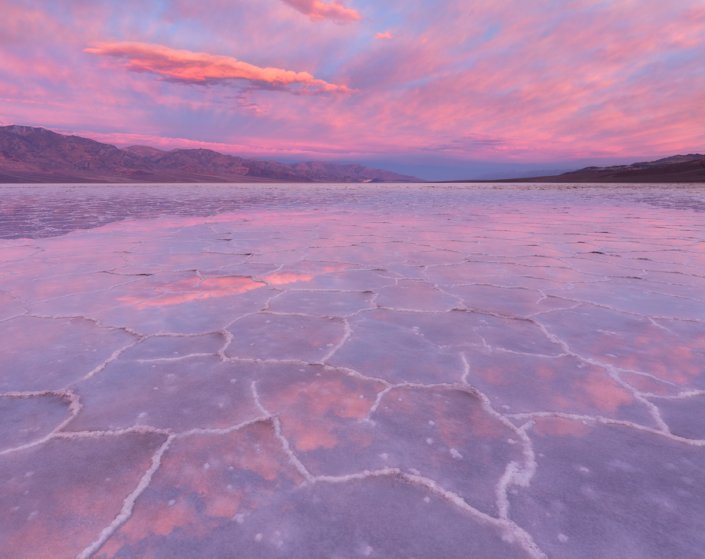 sarah-marino-badwater-basin-sunrise-death-valley-2-1200px Photo #2: A flooded Badwater Basin in Death Valley National Park at sunrise. Canon 6D, 16-35mm lens @16mm.