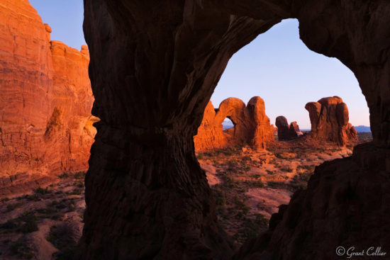 Arches National Park, civil twilight
