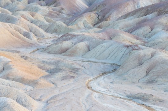 Pastel Badlands with Telephoto Lens, Death Valley National Park by Sarah Marino