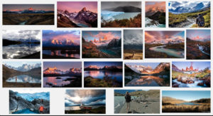A google image search of "patagonia photography" reveals a whole heap of popular images and compositions.