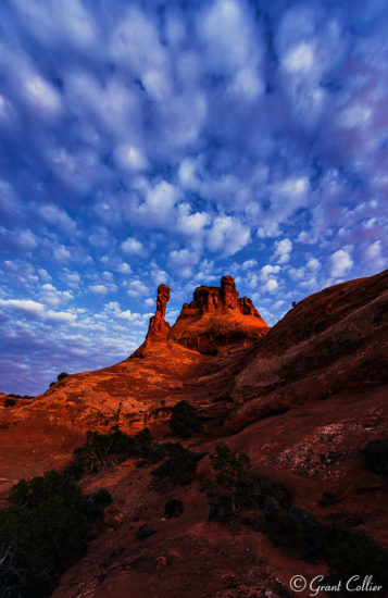 Twilight near Sand Flats Road