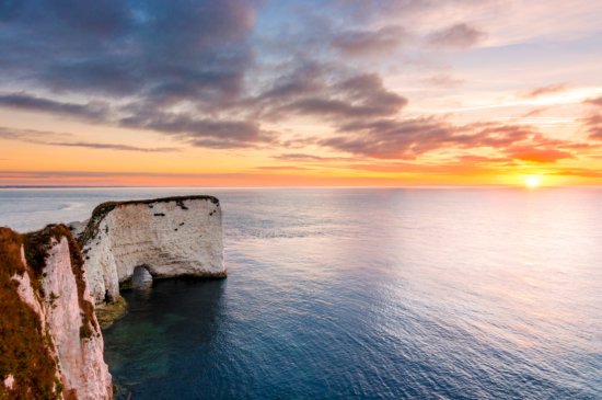 Travel photography with wide angle lens, Old Harry Rocks, Dorset, UK by Ugo Cei