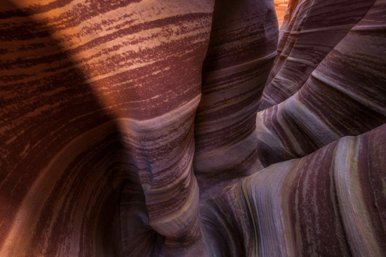 Abstract landscape photography from slot canyon by Mark Metternich