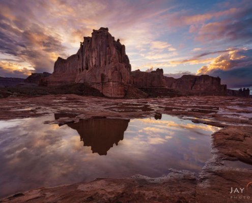 Cover photo of Arches National Park, Utah for Landscape photography blog article by Jay Patel